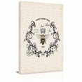 thumbnail image 2 of Canvas Wall Art SWEET HONEY BEES Canvas Art Print Bees Farmhouse Retro Texture Pictures Wall Decor for Living Room Bedroom Artwork Decorations Stretched Framed Ready to Hang 11"x14", 2 of 9