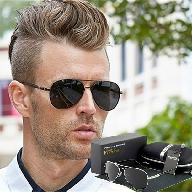 EYEMATE Men Polarized Brand Driving Sunglasses Sun Glasses UV 400