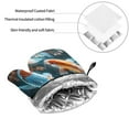 thumbnail image 6 of Sikiie Cute Koi Fish Serenity Oven Mitts and Pot Holders, Silicone Oven Gloves, Heat Resistant Oven Mitts 4Pcs Set, 6 of 6