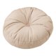 thumbnail image 2 of Cojín de suelo redondo de tela engrosada | Almohada lavable para ventana de balcón Tatami | Asientos de salón modernos y versátiles | Paño Suave y Duradero | 40x40x5cm | Naranja Amarillo Gris Beige, 2 of 8