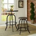 thumbnail image 4 of Hawthorne Collections Adjustable Bar Stool in Brown, 4 of 4