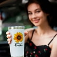 thumbnail image 4 of Sunflower Tumbler,Sunflower Tumbler with Lid and Straw,You are My Sunshine-Birthday Gifts for Women Mom Daughter Girlfriend Teenage Girls Bridesmaid,20 oz Travel Iced Coffee Cup Mug, 4 of 5