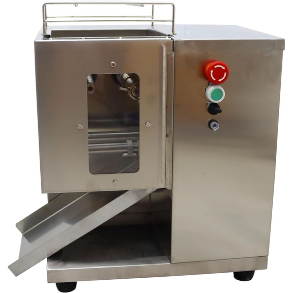 Electric Shredded Meat Cutting Machine Commercial Meat Slicer 3mm with Double Motors Stainless Steel 250KG/H