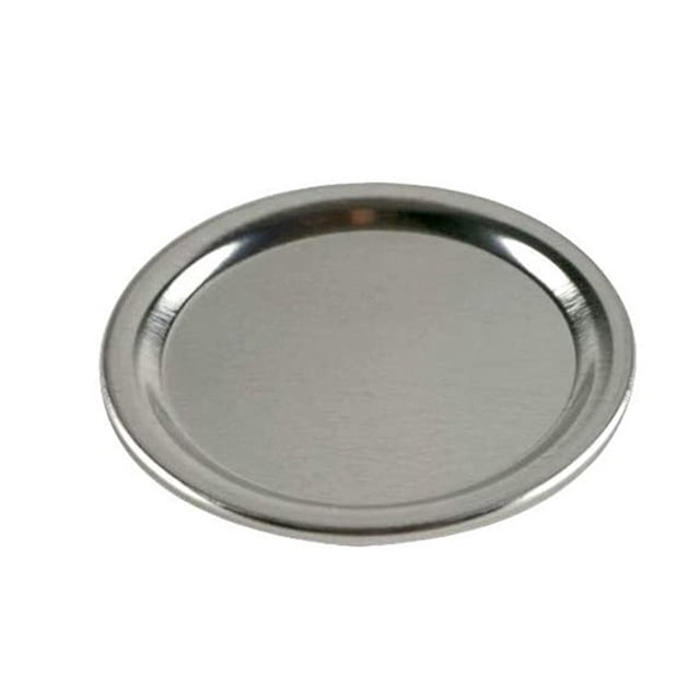 Advancent Tapas bucales Hojalata Tipo dividido Buen rendimiento de sellado A prueba de herrumbre Tapas para conservas duraderas Ampliamente utilizado Cocina y Comedor Plata Tapa plateada de 70 mm Advancent HA066111-03