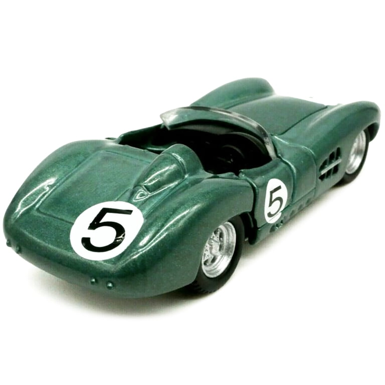 Aston Martin DBR1 #5 Green Metallic 1/64 Diecast Model Car by