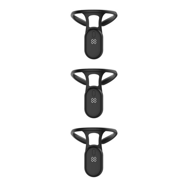 Guardoinrt Effective Posture Corrector For Adult Kid Reduce Back Pain And Improve Posture Comfortable Suitable black 3Set