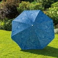 thumbnail image 2 of Bayside21 6.5ft Outdoor Beach Umbrella with Sand Anchor and UV50+ Sun Protection, Lightweight & Portable, Perfect for Beach, Camping, Sports, Pool,Gardens and Balcony, Ocean Deep Print Design,No Tilt, 2 of 5