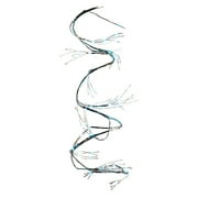 Kurt Adler 6-Ft Cool White Pre-Lit Led Fairy Lights Silver Bark Garland