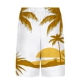 thumbnail image 5 of Erwazi Mens Swim Trunks Printed Drawstring Waist Layer Lining Breathable Quick Dry Practical Summer Swimwear Shorts with Pocket, 5 of 7