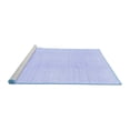 thumbnail image 2 of Ahgly Company Machine Washable Indoor Rectangle Solid Blue Modern Area Rugs, 2' x 5', 2 of 4