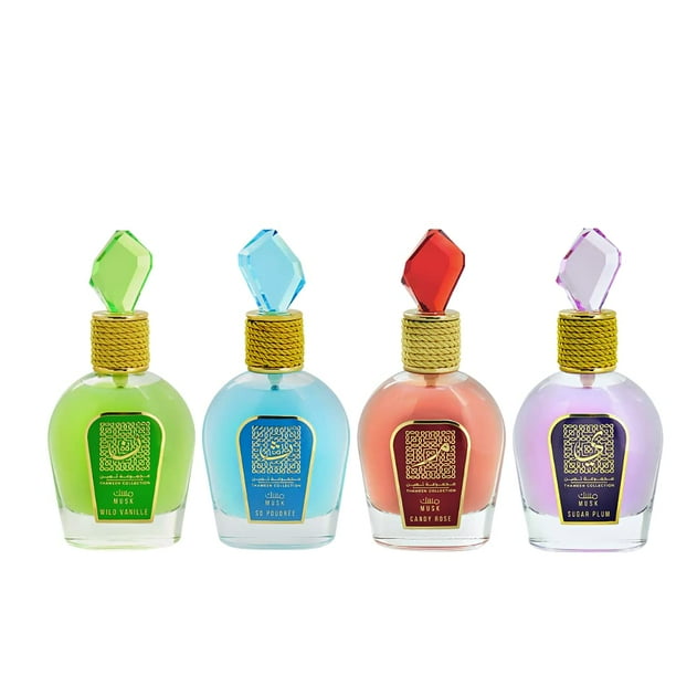 Perfume Lattafa Colección Thameen Musk Juego de 4 Piezas 100 ml