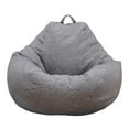 thumbnail image 1 of Funda de sofá tipo puf grande, diseño sencillo, para interiores, para adultos y niños, sin relleno., 1 of 9