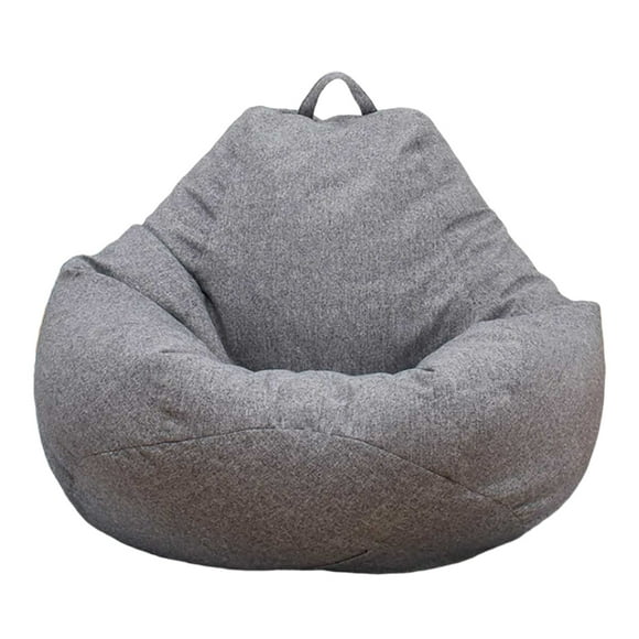 Funda de sofá tipo puf grande, diseño sencillo, para interiores, para adultos y niños, sin relleno.