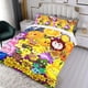 thumbnail image 3 of Plantas contra Zombis Conjunto de sábanas temático, trío de piezas, cómodo y amigable con la piel, diseño único, regalo de decoración para el hogar para familiares, amigos y fans,173cm *218cm, 3 of 6