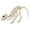 F, variant on Meitianfacai Halloween Skeleton Decoration Props Simulation Animals Bones Plastic Skeletons Home Desktop Ornaments Party Shop Bars Scene Atmosphere Decoration