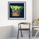 thumbnail image 5 of Cuadros Decorativos 5D DIY dibujos animados Yoda diamante imagen resina arte completo redondo Rhinestone pintura Likrtyny embutido en tela, 5 of 9