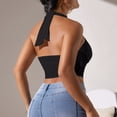 thumbnail image 3 of Fashionable Mesh Lingerie Bustier With Adjustable Neck Tie And Support, 3 of 4