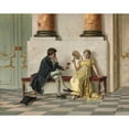 thumbnail image 3 of Isidor Kaufmann 18x15 Black Modern Framed Museum Art Print Titled - The Young Cavalier (circa 1883), 3 of 5