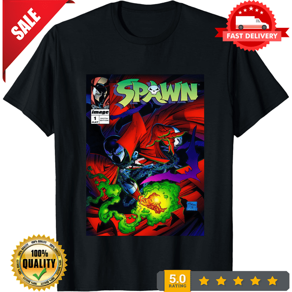 Spawn Graphic Black T shirt Unisex Men Women Reprint S-5XL, NEW INSTOCK-TH71168