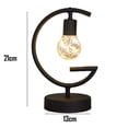 thumbnail image 2 of Lámpara con pilas, lámpara de mesita de noche inalámbrica con pilas, luz nocturna portátil con jaula de metal para sala de estar, dormitorio, comedor, patio, pasillo, entrada en interiores y, 2 of 5