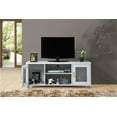 thumbnail image 5 of Contemporary Home Living 57" White Entertainment Center with Charcoal Finish, 5 of 7