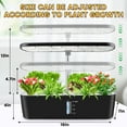 thumbnail image 4 of 12 Pods Hydroponics Growing System, UNTIMATY Indoor Herb Garden Kit with Grow Lights, Height Adjustable Planting Germination Kit with Pump, Gardening Gifts Home Decor, 4 of 11