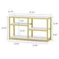 thumbnail image 5 of Tribesigns 47 Inch TV Stand 4 Tier Storage Shelf Console Table Sofa Entryway Table for Living Room Bedroom, 5 of 5