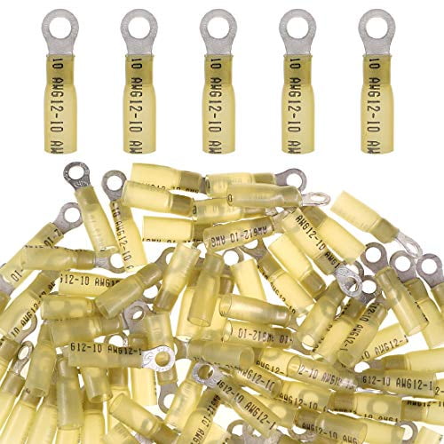 Glarks 50pcs 16-14 Gauge Fully Insulated Female Male Spade Nylon Quick Disconnect Electrical Insulated Crimp Terminals Connectors Assortment Kit Glarks 50pcs 16-14 Gauge Fully Insulated Female Male Spade Nylon Quick Disconnect Electrical Insulated Crimp Terminals Connectors Assortment Kit