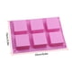 thumbnail image 2 of Molde Rectangular para Pasteles Matsuzay Silicona Color Rosa Tamaño: 21,5 * 14,5 * 2,5 cm, 2 of 6