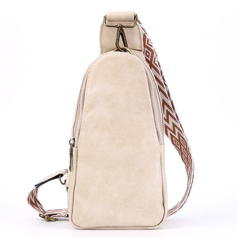 Lotpreco Sling Bag for Women PU Leather Sling Bag Small Crossbody Sling  Backpack Multipurpose Chest Bag for Women Cycling 