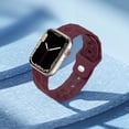 thumbnail image 4 of Correa de silicona para Apple Watch Ultra 8 7 6 5 4 3 2 1 SE (Borgoña 38/40/41 mm) Ndcxsfigh Para estrenar, 4 of 7