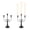 Black-3arm-2pcs, variant on Candelabra Black Candle Holders: 3 Arm Candlestick Holder 11.8" Gothic Home Decor For Party Table Centrepiece Mantelmas Set Of 2
