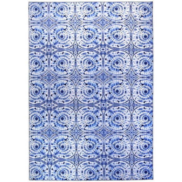 Jellybean PR-AJR001E 5 x 7 Pi Bleu Tapis d'Intérieur