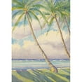 thumbnail image 2 of John Ireland Howe Downes 18x24 Black Ornate Framed Double Matted Museum Art Print Titled: Coconut Palms,&nbsp;Honolulu, 2 of 5