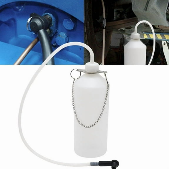 Brake System Bleeding Tools 1 Person 1L Brake Bleeder Kit High Strength Tube Rubber Connector For Car Motorcycle Atv
