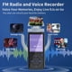 thumbnail image 5 of Reproductor MP3 RUIZU 64 GB con Bluetooth 5.3, altavoz, pantalla de 2.4 pulgadas, 5 of 7