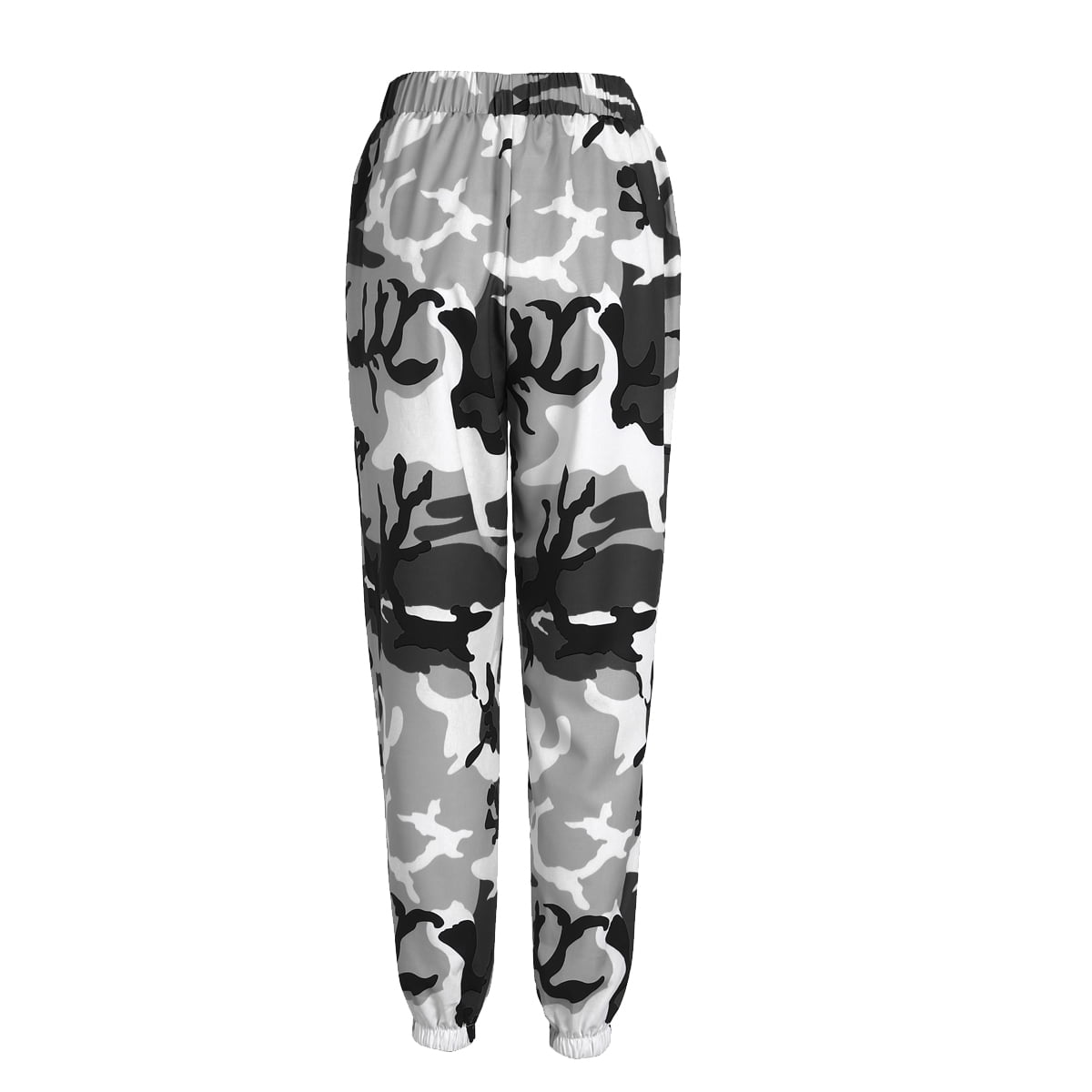 camo trousers black and white