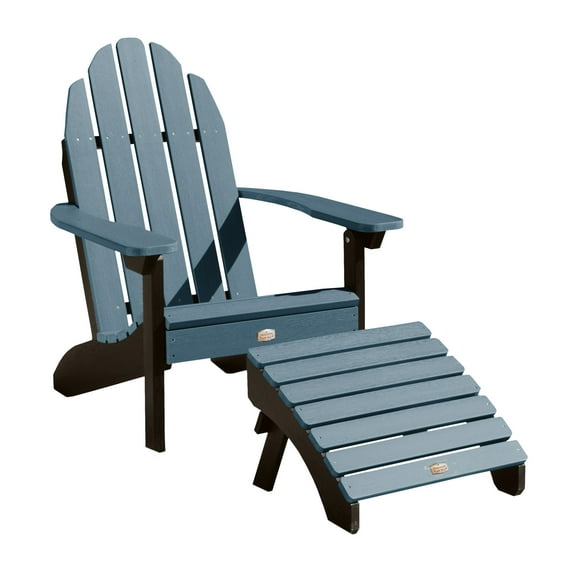 1 Essential Adirondack Chair with 1 Essential Folding Ottoman