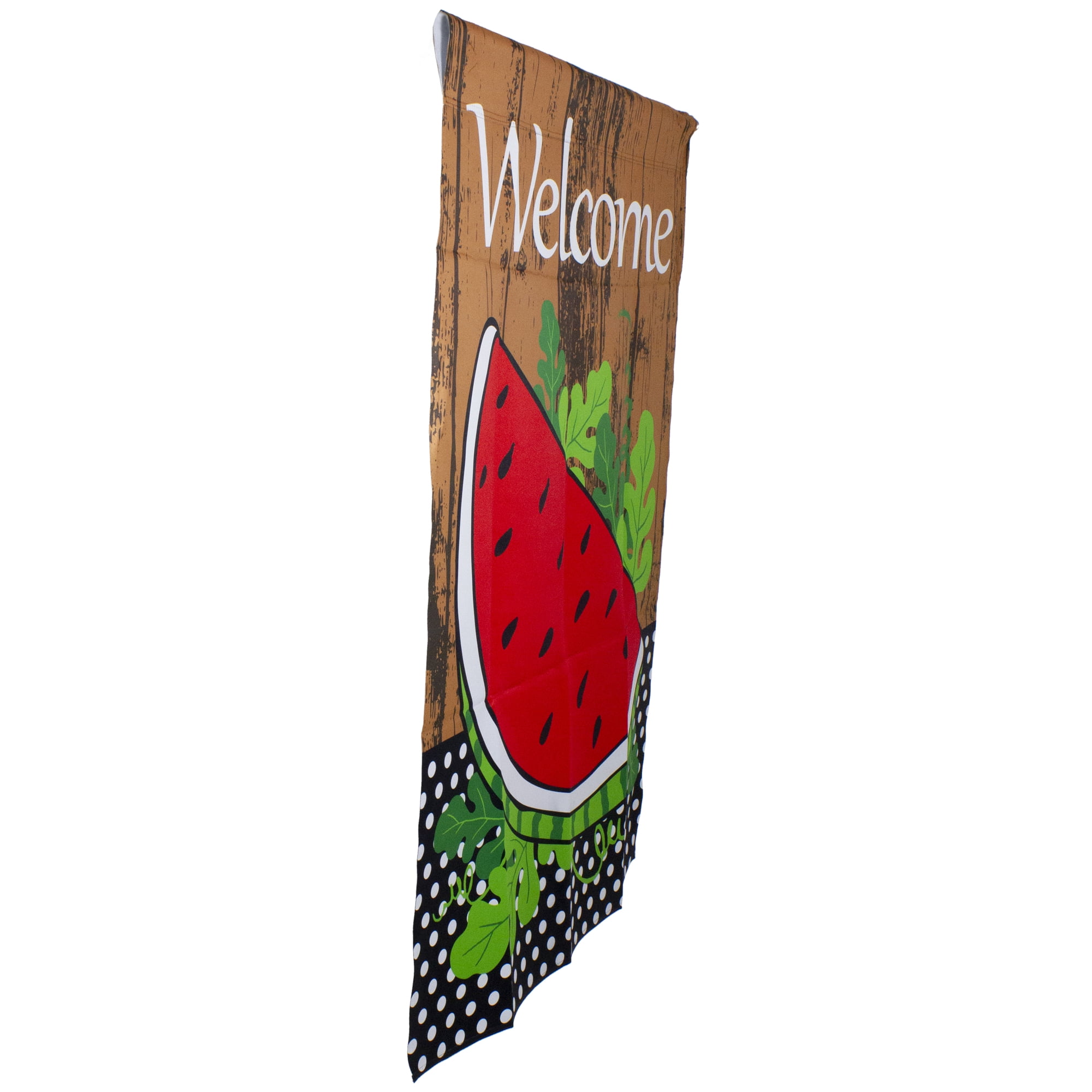 Welcome Watermelon Slice Spring Outdoor House Flag 28" x 40"