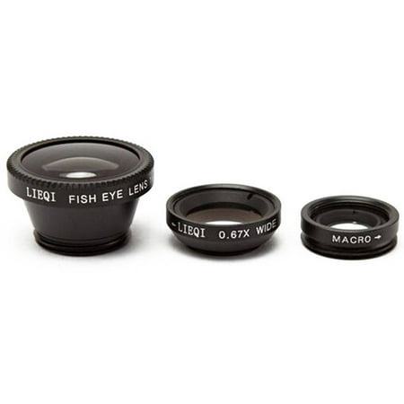3-Piece Camera Lens Kit for Apple/Samsung/HTC Smartphones