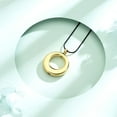 thumbnail image 5 of Circle of Life Eternity Memorial Stainless Steel Pendant Ash Holder Cremation Urns Pendant Eternity Memorial Necklaces for Mom Dad Grandpa Grandma Sister Brother Son Daughter, 5 of 7