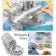 thumbnail image 4 of Bearachild Escamas de lámina de plata para pintar, fáciles de almacenar en botellas de plástico para un fácil acceso. Escamas de hojas Herramientas y accesorios para hornear, 4 of 6