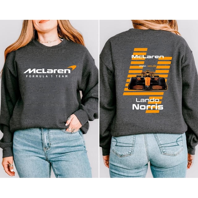 Lando Norris F1 - Formula One Sweatshirt - Racing Fan Gift with No. 4 - Lando Norris F1 Sw - Sand - M