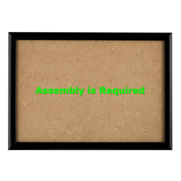 Quadro Frames 5x8 inch Picture Frame, Black, Style P375-3/8 inch Wide Molding