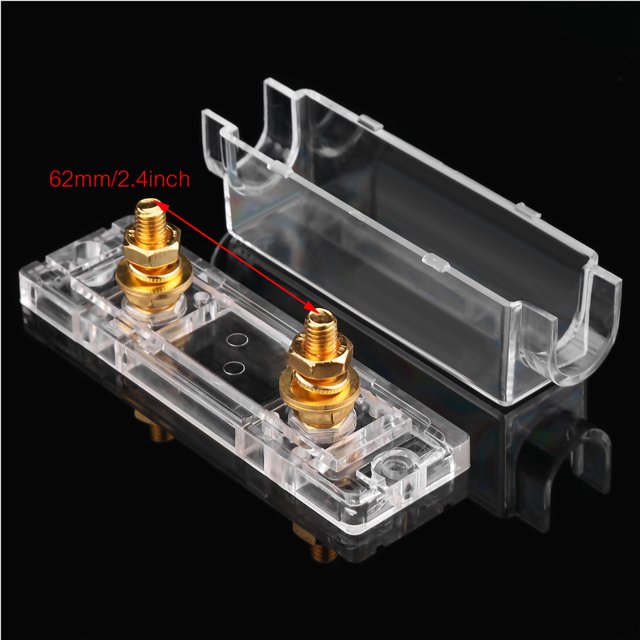Caja portafusibles ANL para coche, portafusibles de distribución, Cable de calibre 100A 400A, bloque en línea 0 4 8 GA
