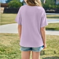 thumbnail image 3 of shoper Autism Awareness Shirt for Kids Autism Support Tee Causal Short Sleeve Tops Back To School Shirt Boys and Girls Purple 110, 3 of 8
