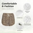 thumbnail image 6 of Picia Leopard Print-2 Pattern Women's 2 in 1 Athletic Running Shorts High Waisted Workout Casual Gym Sweat Shorts with Comfy Liner Zipper Pockets-XX-Large, 6 of 9