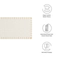 thumbnail image 5 of Headboard, Queen Size, Natural Beige, Vegan Leather, Bedroom, Modern Contemporary HB36760, 5 of 7