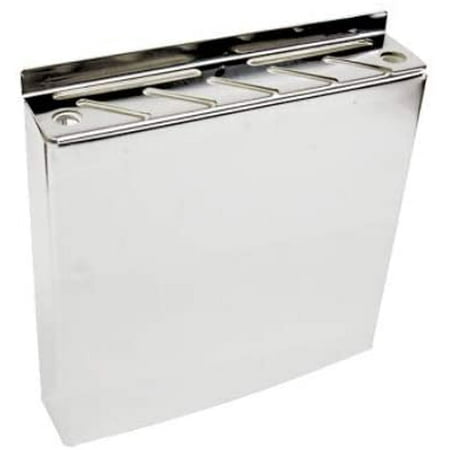 

7 Slot Stainless Steel Wall-Mount Knife Rack