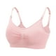 thumbnail image 3 of Sujetador de lactancia Mujer Embarazo Postparto Ropa interior Sujetador sin costuras, Rosa, XL Methold AP001133-09, 3 of 7
